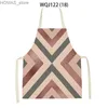 Schöpfer Geometrie Küche Schürze Frauen Pinal vor Kinder Schürze Erwachsener Schürze Custom Apron Haushaltsreinigungsbedarf Küche Schürze Y24040115BL