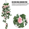 Vases Rose Vine Garland Fleur Vignes Avec Fleurs Mur Mariage Pour Toile De Fond