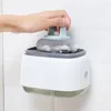 Dispenser di sapone liquido Contenitore Spazzola per piatti per lavello da cucina Porta spugna Fornitura in plastica Per uso domestico Il sapone