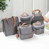 Femmes Portable isolé boîte à lunch sac fourre-tout famille voyage pique-nique boisson fruits frais dame refroidisseur sac bento W8oi #