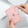 women Wallets PU Leather Female Purse Mini Hasp Solid Multi-Cards Holder Coin Short Wallets Slim Small Wallet Zipper Hasp t0vz#