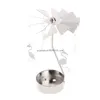 Candle Holders Rotary Holder Spinning Candleholder Tea Light Stand Home Table Decoration