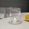 Tazze 360ML Tazza di vetro d'acqua creativa di alta qualità Whisky può utilizzare il ghiaccio Tazza da tè semplice Tazze di vino per feste Forniture da cucina
