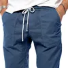 Pantaloni da uomo Pantaloni da vacanza Quotidiani Tinta unita Sport Pantaloni sportivi attivi Autunno Inverno Traspirante Cargo Comfort Crop