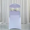 Украшение спинки стула Свадебные чехлы на стулья Цветочный стул для отеля с бантом на спинку