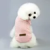 Cão vestuário colete pet primavera verão roupas para cães pequenos chihuahua yorkshire filhote de cachorro gato animais de estimação t-shirt itens jersey roupas