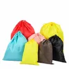 reusable Drawstring Pocket Waterproof Storage Bag Nyl storage bag Outdoor Travel Sports Backpack Home Storage Packaging 81gd#