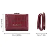 Baellerry New Women Short Wallet Brand Card Holder Simple Coin Pocket Högkvalitativ kvinnlig handväska Krokodilmönster Kvinnor Wallet 962K#