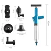 High Pressure Air Drain Cleaner Sewer Dredge Clogged Remover Pipe Toilet Plungers Drain Blaster Manual Pneumatic Dredge Tools