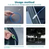 Car Drenge Tredge Cleaning Scrub щетка Авто люк на крыше длинные шланги детализируя инструмент Spiral Cleaner для BMW для Mercedes