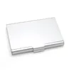 1pc Men Busin Card Case Stainl Steel Aluminum Holder Metal Box Cover Women Credit Busin Card Holder Case 420x#