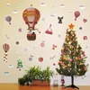 Fonds d'écran Autocollants de fenêtre de Noël S'accroche Autocollant de ballon à air