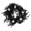 Decoratieve bloemen gotische Halloween decor pompoen krans Garland