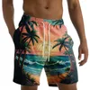 Pantaloncini da uomo Moda casual Uomo Costume da bagno per vacanze alle Hawaii per uomo Board Pantaloni corti con stampa floreale 3d Ropa De Hombre Beach