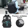 new 40L Expandable USB Travel Backpack Flight Approved Carry Bags for Airplanes Water Resistant Durable 17-inch Backpack Men u2wq#