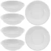 Plates 20 Pcs Sauce Plate Small Flatware Mini Plastic Containers Dish White Salad