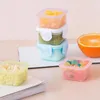 Storage Bottles Food Container Small Plastic Moisture-proof Containers Mini Kitchen Box With Leakproof Lid Accessories
