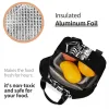 drunk Skull Thermal Insulated Lunch Bag Women Resuable Lunch Tote for Outdoor Picnic Multifuncti Food Box 8276#