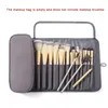 Cosmetic Bags 2024 Sober And Stylish Travel Organizer Makeup Brushes Fold Tools Rolling Women Brush Bag