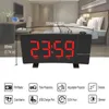 Bordklockor LED Digital Clock Projection Larm Desktop Elektronisk med radio