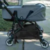 Stroller -onderdelen onderste basket auto beker houder organisator zakje wagon tas frame opslag voor luier