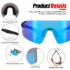 Lunettes de soleil NRC Lunes à vélo pour hommes Sports Lunettes de soleil Road MTB VTT VTT BICYCLE DE RIDER PROTECTION DES POOGNES EYEWEAR 1 LENS OU 3 LENSE