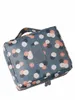1pcs Multifunctial Make up Bag Floral Print Letter Patch Decor Toiletry Travel Bag Portable Cosmetic bag Waterproof W D0xb#
