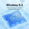 Écouteurs Baseus WM02 Plus écouteurs sans fil TWS Bluetooth 5.3, port confortable, autonomie de 50 heures, affichage numérique LED