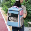 Sac à tige de traction multifonctionnel pour animaux de compagnie, bagage Portable pour chat, sac à dos respirant de grande capacité pour une utilisation en extérieur