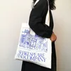 Szekspira i firma o dużej pojemności torba na torbę na ramię na zwykłym sklepie na ramionach wielokrotnego użytku dla kobiet 3178#