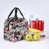 Graffiti Graffiti Lunch Bag Portable piknikowe chłodnica termiczna izolowana pudełko na lunch dla kobiet dzieci Tote ctainer 095d#