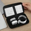 Mini Bluetooth Sarphe Data Cable Bag magazynowania Eva Waterproof Travel Organizowanie Ctainer Torby na zamek błyskawiczny Fi czarny pakiet T2CH#