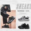 Buty swobodne wulkanizowane mężczyźni Sneakers Spring Fall Food Oddychający na platformę platformową Running 2024