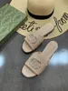 Chinelos Designer Slides Mulheres Nova Marca Design Top Qualidade Chinelos Planos Verão Simples Moda Desgaste Sapatos Flip-Flops Mulheres Sapatos G Fivela Sandálias para Mulheres Tamanho 35-41