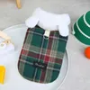 Vestuário para cães Pet Casaco bonito algodão textura camisa cor brilhante animais de estimação roupas para o inverno