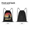 cat What Murderous Black Cat With Knife Drawstring Backpack Sports Gym Bag for Men Women Vintage Halen Shop Sackpack V18a#