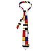 Bow Ties de Stijl Tie Tie Mondrian مستوحى من الرقبة العصرية للرجال للرجال الأعمال التجارية ذات الجودة العالية إكسسوارات العنق