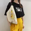 2021 NOWOŚĆ Casual Canvas Woman Bag w klatce piersiowej Duża pojemność antykradzieżowa torba Crossbody Solid Kolor Table Table Table unisex phe torebka 06QR#