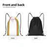 Rasta Stripe Rasta couleur cordon sac à dos sport sac de sport pour hommes femmes boutique jamaïcaine Sackpack W4zT #