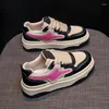 Casual skor sneakers kvinnor hip hop retro punk skateboard modestudent par utomhussporter för