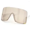 Gafas de sol Marco de gafas de sol integrado para mujeres Borde completo Gafas masculinas Gafas retro transparentes Moda protectora femenina