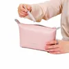 fudeam Fi Leather Portable Women Travel Storage Bag Toiletries Organize Waterproof Cosmetic Bag Portable Female Make Up Bag 57Sx#