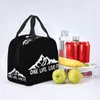 Anpassad ett liv Live It Lunch Bag Thermal Cooler Isolated Lunch Box For Women Kids School Work Picnic Food Tote Påsar T49J#