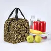 Storage Bags Golden Baroque Pattern Insulated Lunch Bag For Women Waterproof European Floral Thermal Cooler Box Office Work School