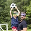 Lunettes en plastique Non tissées pour fête sur le thème du Football, décorations de fête d'anniversaire pour enfants, accessoires de photographie pour fans de Football