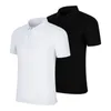 T-shirt da uomo Camicia sportiva ad asciugatura rapida Slim Fit Colletto rovesciato T-shirt estiva Morbida e traspirante Top casual da lavoro per ufficio corto