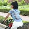 Mochila feminina esportes atléticos à prova d'água pequeno para correr ciclismo bolsa de ombro reflexiva mountain bike