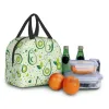 avocado Lunch Bag Green Fruit Heart Insulated Lunch Box With Frt Pocket Refrigerated Tote Bag For School Work Office Gift q2fW#