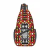 Kizomba Samakaka Ankara Print Sling Borst Crossbody Tas Mannen Fi Afrikaanse Patroon Wax Ontwerp Schoudertas Rugzak voor Wandelen n8vb #