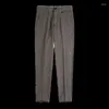 Abiti da uomo Pantaloni da completo Abbigliamento di lusso coreano di alta qualità Abbigliamento formale da lavoro Pantaloni da uomo Tutti abbinabili Abito casual slim fit 38